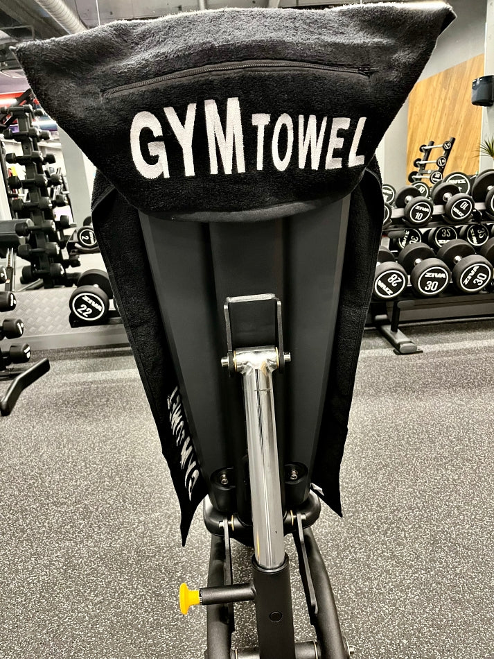 Sporthanddoek Fitness Handdoek met Rits Opbergvak en Sleeve